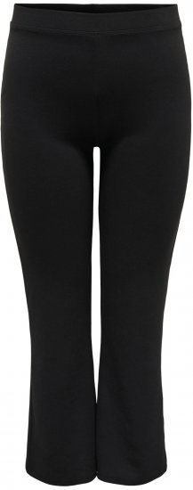 Only Carmakoma Pever Flared Pants Black - Παντελόνια - 