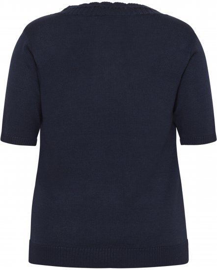 Kaffe Curve Leani Knitted Pullover Midnight Marine - Πλεκτά πουλόβερ - 
