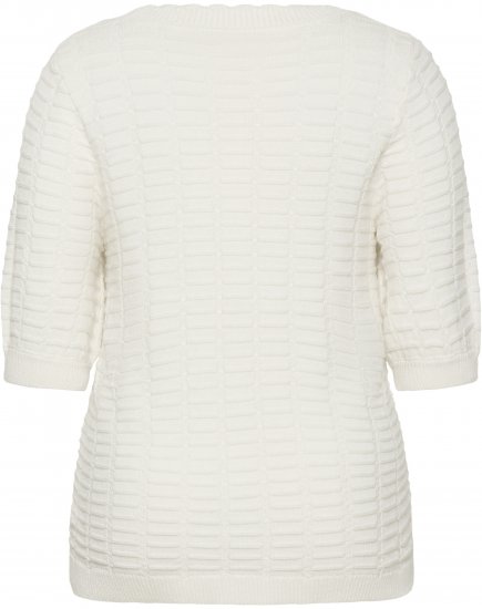 Kaffe Curve Lotia Pullover Chalk - Πλεκτά πουλόβερ - 