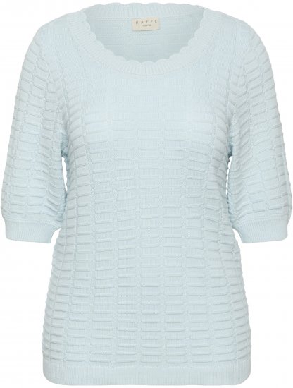 Kaffe Curve Lotia Pullover Nantucket Breeze Blue - Πλεκτά πουλόβερ - 