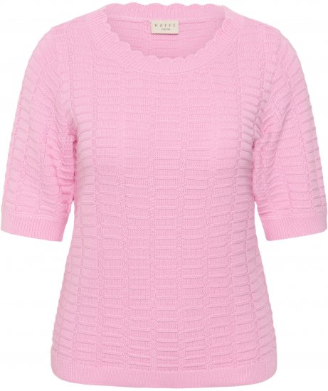 Kaffe Curve Lotia Pullover Pink Frosting - Πλεκτά πουλόβερ - 