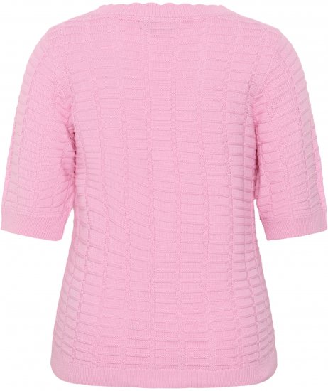 Kaffe Curve Lotia Pullover Pink Frosting - Πλεκτά πουλόβερ - 