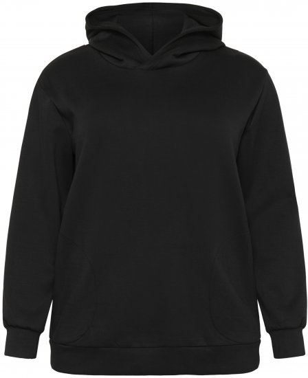 Kaffe Curve Annita Sweatshirt Black - Φούτερ με κουκούλα - 