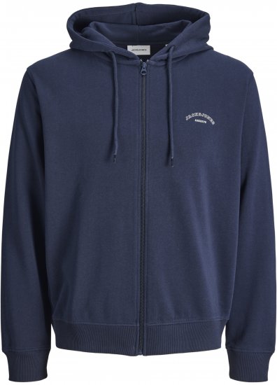 Jack & Jones College Logo Hoodie Navy - φούτερ/Φούτερ με κουκούλα - φούτερ/Φούτερ με κουκούλα ανδρικά μεγάλα μεγέθη 