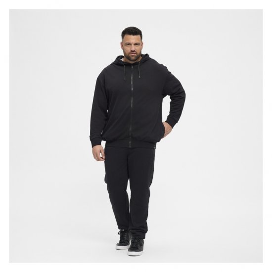 North Latitude Full Zip Hoodie Black - φούτερ/Φούτερ με κουκούλα - φούτερ/Φούτερ με κουκούλα ανδρικά μεγάλα μεγέθη 