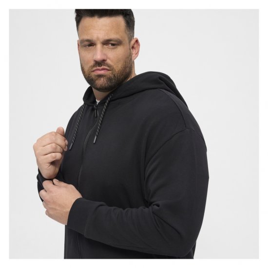 North Latitude Full Zip Hoodie Black - φούτερ/Φούτερ με κουκούλα - φούτερ/Φούτερ με κουκούλα ανδρικά μεγάλα μεγέθη 