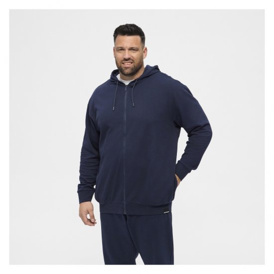 North Latitude Full Zip Hoodie Navy - φούτερ/Φούτερ με κουκούλα - φούτερ/Φούτερ με κουκούλα ανδρικά μεγάλα μεγέθη 