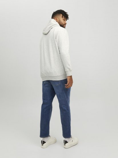 Jack & Jones Codyy Hoodie White - φούτερ/Φούτερ με κουκούλα - φούτερ/Φούτερ με κουκούλα ανδρικά μεγάλα μεγέθη 