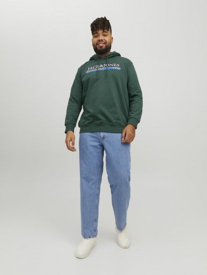 Jack & Jones Codyy Hoodie Green - φούτερ/Φούτερ με κουκούλα - φούτερ/Φούτερ με κουκούλα ανδρικά μεγάλα μεγέθη 