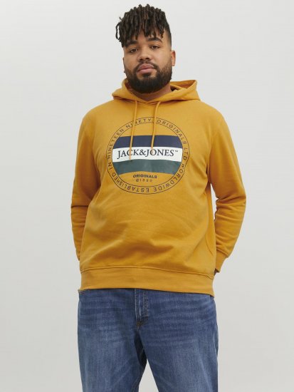 Jack & Jones Codyy Hoodie Yellow - φούτερ/Φούτερ με κουκούλα - φούτερ/Φούτερ με κουκούλα ανδρικά μεγάλα μεγέθη 