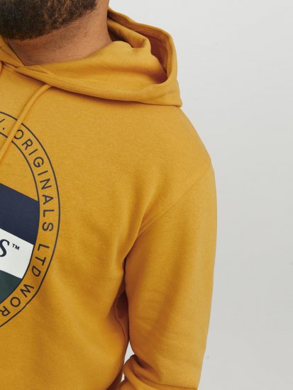 Jack & Jones Codyy Hoodie Yellow - φούτερ/Φούτερ με κουκούλα - φούτερ/Φούτερ με κουκούλα ανδρικά μεγάλα μεγέθη 