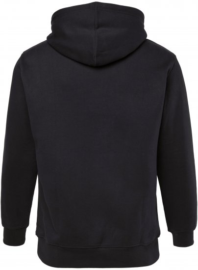 JP1880 Hoodie Breast Print Instinct Black - φούτερ/Φούτερ με κουκούλα - φούτερ/Φούτερ με κουκούλα ανδρικά μεγάλα μεγέθη 