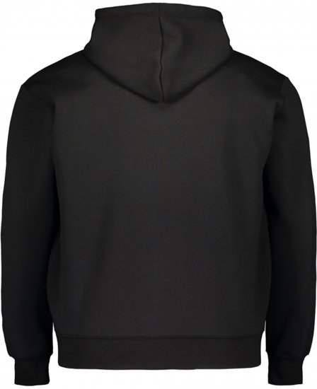 Big Bones Zorro Hoodie with Zipper Black - φούτερ/Φούτερ με κουκούλα - φούτερ/Φούτερ με κουκούλα ανδρικά μεγάλα μεγέθη 