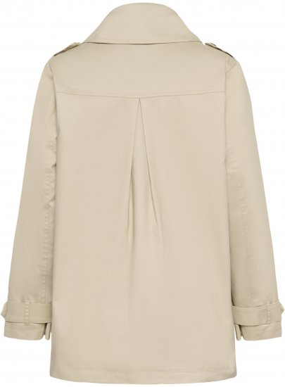 Kaffe Curve Tricia Μπουφάν Γκρι πούπουλο - Μπουφάν & παλτά - 