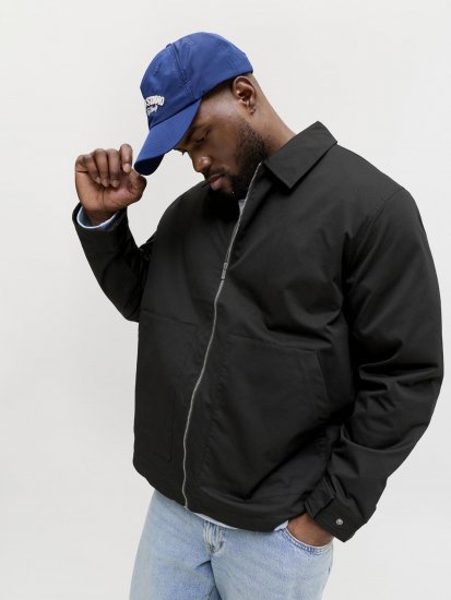 Jack & Jones Winson Worker Jacket Black - Μπουφάν - Aνδρικά μπουφαν μεγάλα μεγέθη