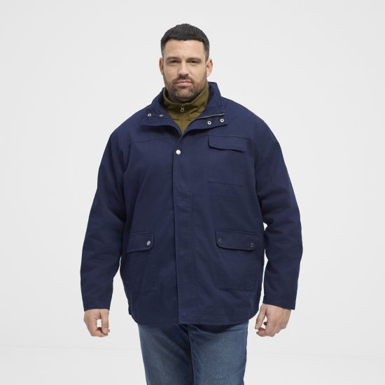 North Latitude 51103 Field Jacket Navy - Μπουφάν - Aνδρικά μπουφαν μεγάλα μεγέθη