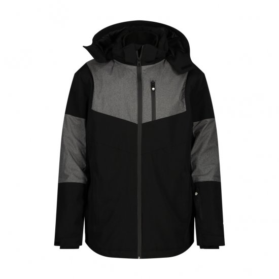Jay-Pi Ski Jacket Functional Waterproof Windproof Black - Μπουφάν - Aνδρικά μπουφαν μεγάλα μεγέθη