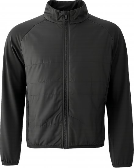 Dobsom Hybrid Μπουφάν Μαύρο - Αθλητικά ρούχα & Outdoor - Aθλητικα ρούχα μεγάλα μεγέθη ανδρικά