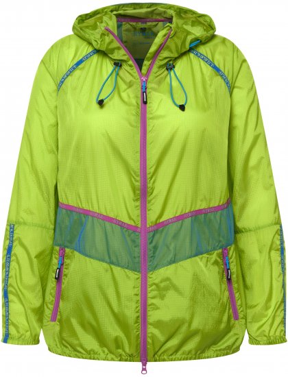 Ulla Popken Neon Rain Jacket Activewear Safety Yellow - Μπουφάν - 
