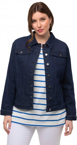 Ulla Popken Denim Jacket Blue Denim - Μπουφάν - 