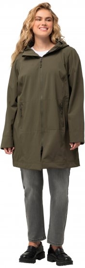 Ulla Popken Triple Function Softshell Jacket Loden Green - Μπουφάν - 