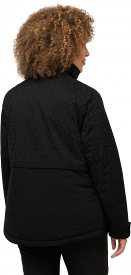 Ulla Popken HYPRAR Waterproof Running Jacket Black - Μπουφάν - 