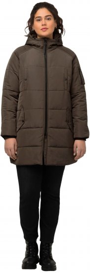 Ulla Popken HYPRAR Water Repellent Fully Lined Jacket Mocha - Μπουφάν - 