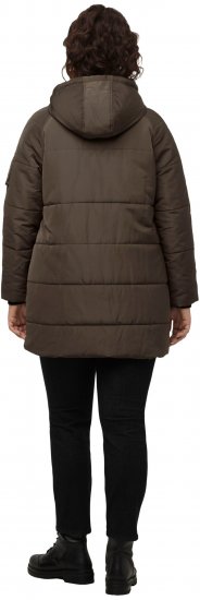 Ulla Popken HYPRAR Water Repellent Fully Lined Jacket Mocha - Μπουφάν - 