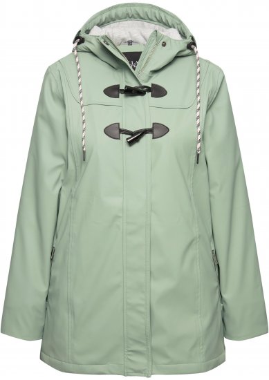 Ulla Popken HYPRAR Rain Jacket Mint Green - Μπουφάν - 