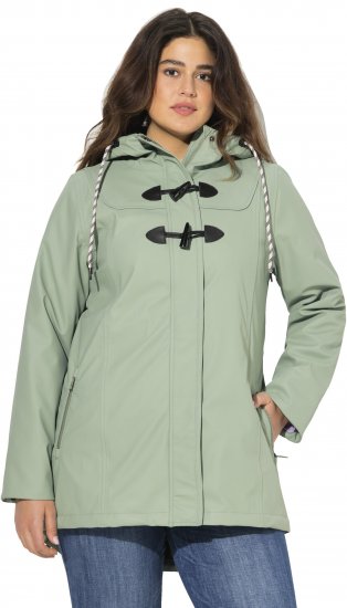 Ulla Popken HYPRAR Rain Jacket Mint Green - Μπουφάν - 