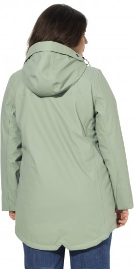 Ulla Popken HYPRAR Rain Jacket Mint Green - Μπουφάν - 