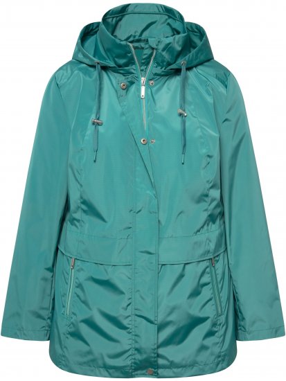 Ulla Popken HYPRAR Water-Repellent Windbreaker Soft Turquoise - Μπουφάν - 