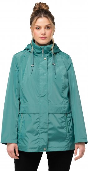 Ulla Popken HYPRAR Water-Repellent Windbreaker Soft Turquoise - Μπουφάν - 