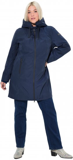 Ulla Popken HYPRAR Waterproof Jacket Navy - Μπουφάν - 