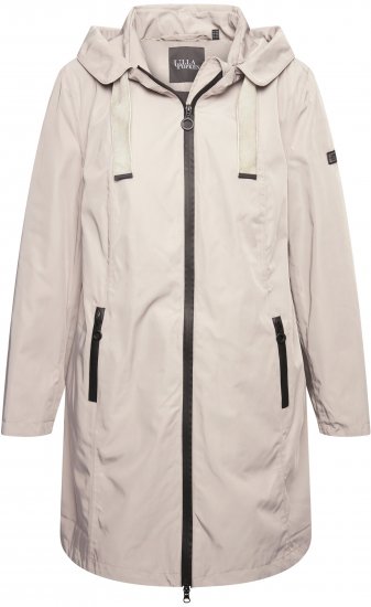 Ulla Popken HYPRAR Waterproof Jacket Medium Grey - Μπουφάν - 