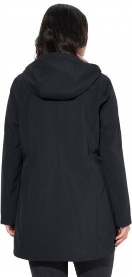Ulla Popken HYPRAR Water-Repellent Softshell Jacket Black - Μπουφάν - 