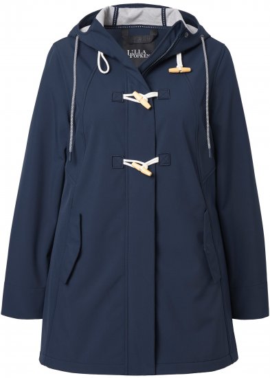 Ulla Popken HYPRAR Water-Repellent Softshell Jacket Navy - Μπουφάν - 