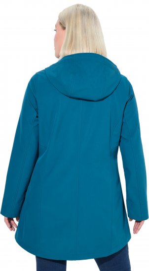 Ulla Popken HYPRAR Water-Repellent Softshell Jacket Teal - Μπουφάν - 