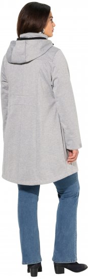 Ulla Popken HYPRAR Melange Softshell Jacket Grey Melange - Μπουφάν - 