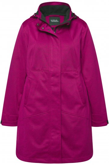 Ulla Popken HYPRAR Melange Softshell Jacket Berry - Μπουφάν - 