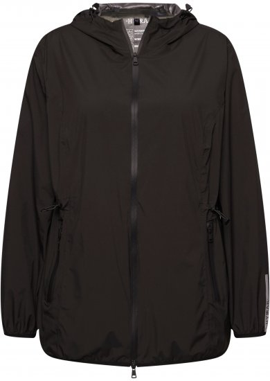 Ulla Popken Lightweight Rain Jacket Black - Μπουφάν - 