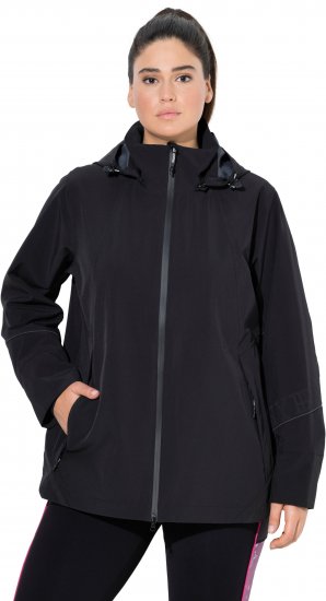 Ulla Popken Triple Function Performance Jacket Black - Μπουφάν - 