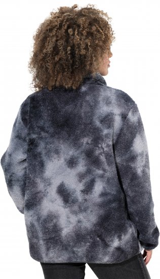 Ulla Popken Teddy Fleece Jacket Graphite Grey - Μπουφάν - 