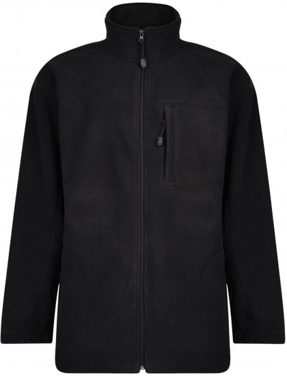 Espionage FL014 Bonded Fleece Jacket Black - Μπουφάν - Aνδρικά μπουφαν μεγάλα μεγέθη