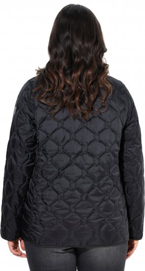 Ulla Popken HYPRAR Lightweight Quilted Water-Repellent Jacket Black - Μπουφάν - 
