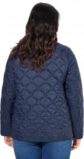 Ulla Popken HYPRAR Lightweight Quilted Water-Repellent Jacket Navy - Μπουφάν - 