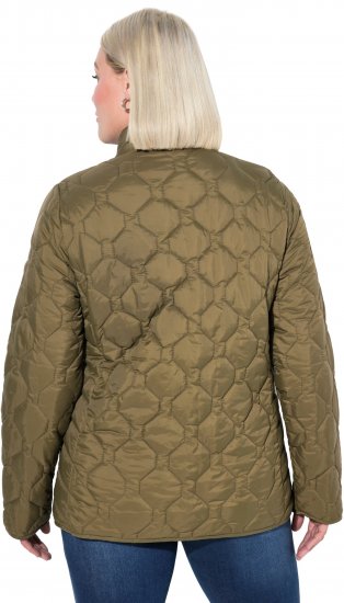 Ulla Popken HYPRAR Lightweight Quilted Water-Repellent Jacket Olive - Μπουφάν - 