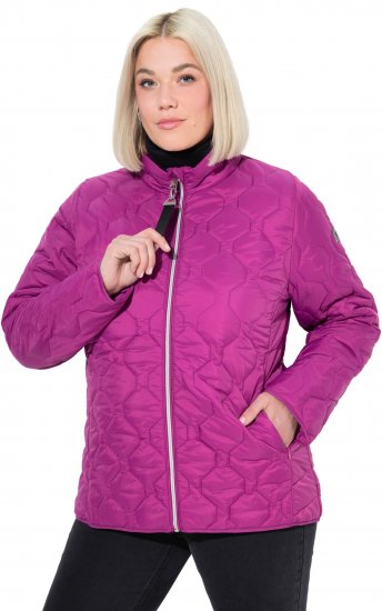 Ulla Popken HYPRAR Lightweight Quilted Water-Repellent Jacket Berry - Μπουφάν - 