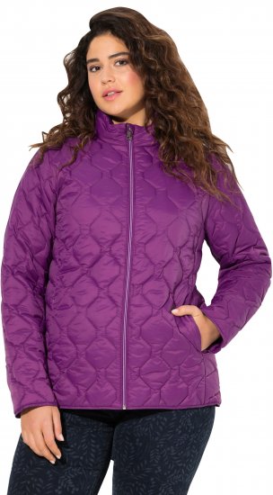 Ulla Popken HYPRAR Lightweight Quilted Water-Repellent Jacket Purple - Μπουφάν - 