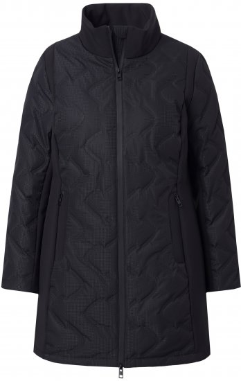 Ulla Popken HYPRAR Laser Quilted Jacket Black - Μπουφάν - 